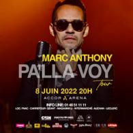 Le monument vivant latino américain Marc Anthony débarque à l’Accor Arena le 8 juin à l’occasion de son Pa’lla Voy Tour !