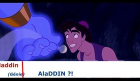 Petit doublage maison avec mon fils "Aladin" Walt Disney 1992