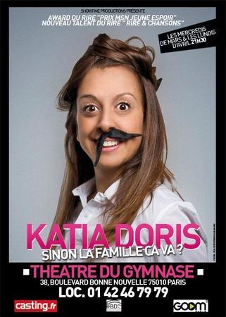 Spectacle de Katia Doris "Sinon la famille, ça va?"