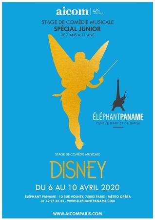 Elephant Paname et l'Aicom vous proposent un stage spécial kids comédie musicale DISNEY