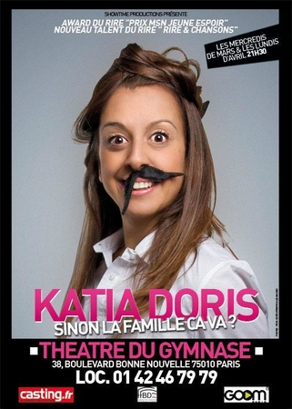 Gagnez vos invitations pour Katia Doris Sinon la famille ça va?