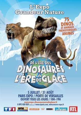 De l’ère des Dinosaures à l’ère de Glace ! Une expo qui vous en apprendra davantage sur votre passé