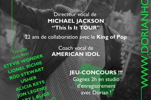 Exclusif :Gagnez cours de chant avec Dorian Holley