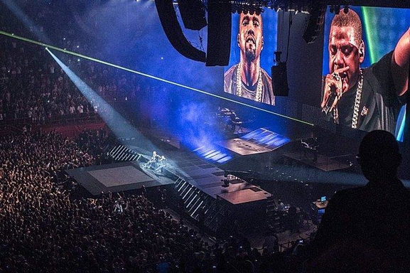 Jay-z et Kanye West achèvent leur tournée européenne ce soir à Paris Bercy !