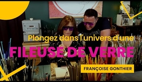 PLONGEZ DANS L'UNIVERS D'UNE FILEUSE DE VERRE ! #education #artisan #videomodels #magazine