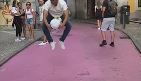 Freestyle football à Lisbonne