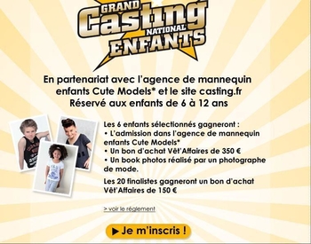 Participez au grand casting national Vêt' Affaires !