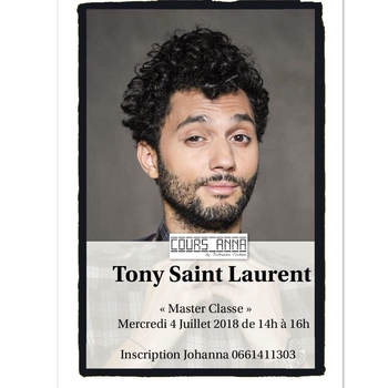 Une Master Class avec Tony Saint Laurent, ça vous dit ? On vous invite aux cours Anna ​avec Casting.fr