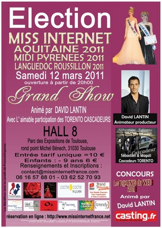 Gagnez des places pour Miss Internet France Régionale 2011