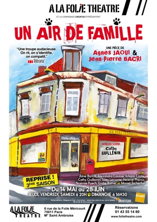 La pièce Un air de famille revient à la folie théâtre, demandez votre ticket !