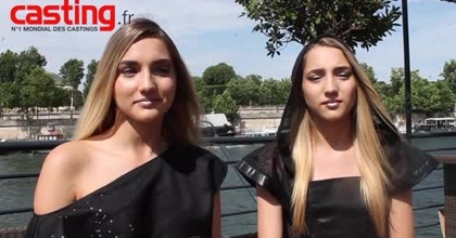 Laetitia et Cyanne Mannequins sélectionnées pour le défilé haute couture de la Maison Anoufa